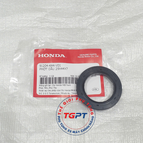 Phớt dầu 29X44X7, Phốt bánh sau, phốt láp Vision 2011-2026, Air Blade 110, Lead 4Val, Genio, Scoopy 110 - 91204-K44-V01