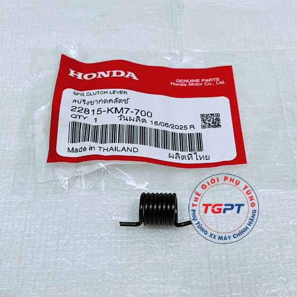 Lò xo cần nâng ly hợp, Lò xo cần cắt côn Winner 150, Winner X, Winner R, Sonic 150, CBR 150 - 22815-KM7-700