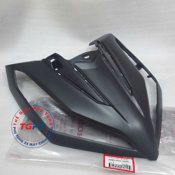 Mặt nạ trước, Nạ lớn Vario 125 2023+ đen mờ /64301-K2V-N30ZL