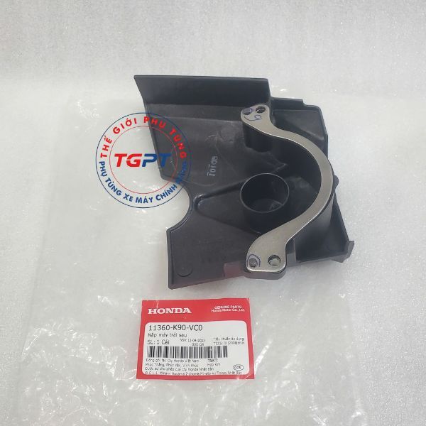 Nắp máy trái sau, nắp cá, đuôi cá RSX 110 đen mờ (2020-2023) - 11360-K90-VC0