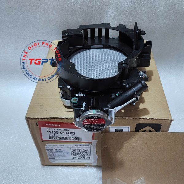 Bộ két tản nhiệt, Két nước Vario 125 nắp sắt (2023-2025) - 19100-K60-B62