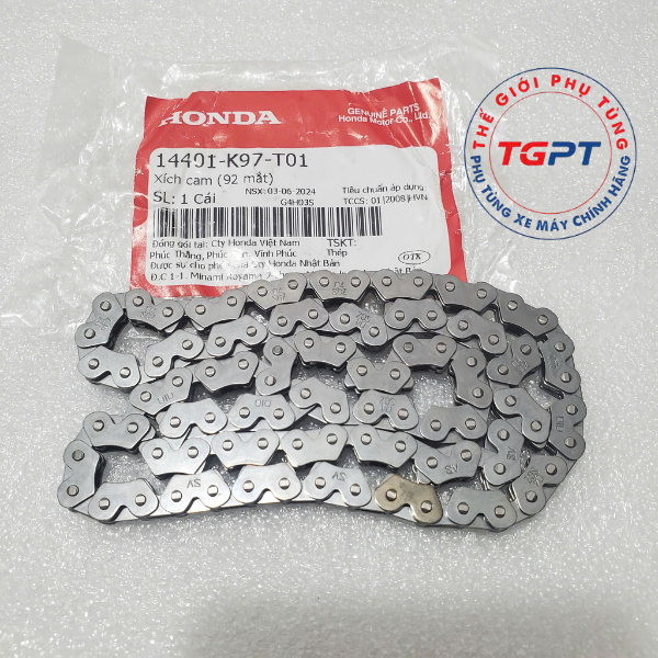Xích cam (92 mắt), Sên cam AB 125, Vario 125-150 /14401K97T01