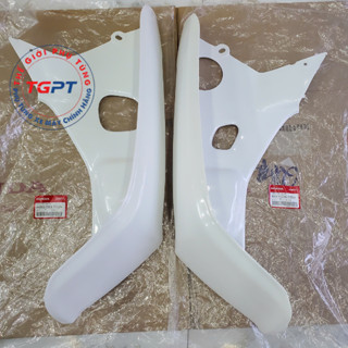 Yếm bửng, Cặp bửng xe Dream lùn trắng /64301-GN5-730ZA/ 64302-GBG-T00ZA