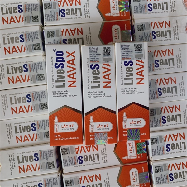 Livespo Navax vệ sinh tai, mũi, họng hộp 30ml (0M+) (N)