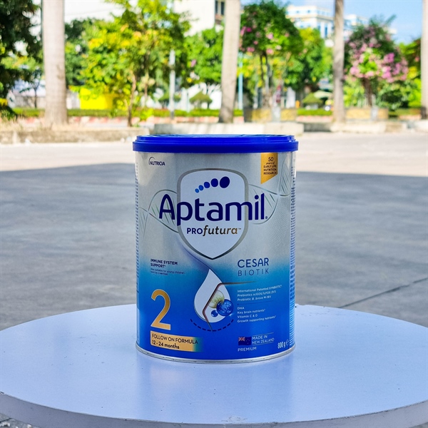 Sữa Aptamil Profutura Cesarbiotik New Zealand số 2 800g (12-24M) - N30 - Thùng 6 - 12T