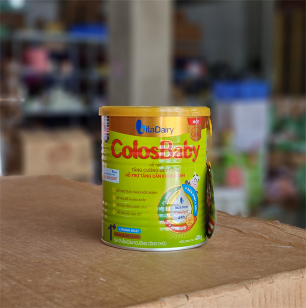 Sữa Colosbaby Gold 1+ 400g vị thanh nhạt (1-2Y)