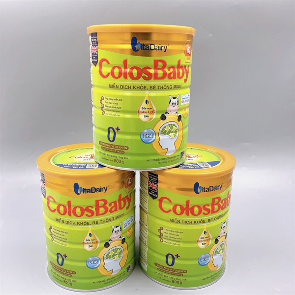 Sữa ColosBaby IQ 0+ 800g (N)