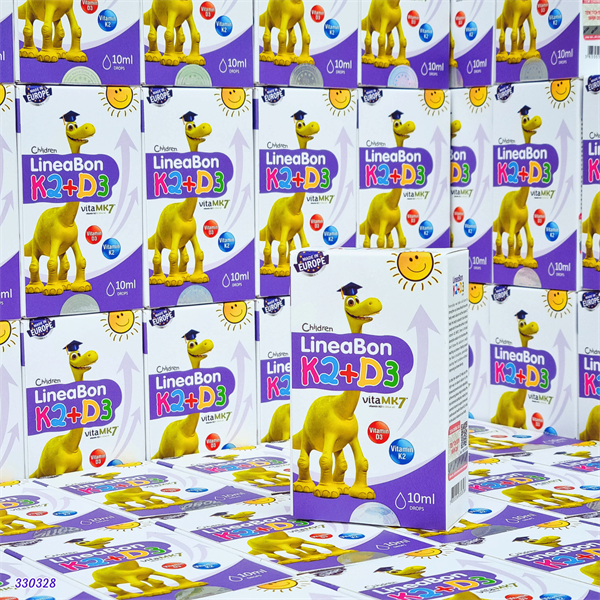 LineaBon K2+D3 Drops tím 10ml (0M+)