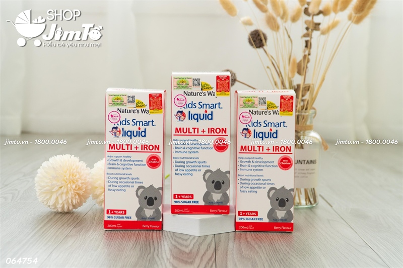 Nature's Way Kids Smart Liquid Multi + Iron 200ml (1Y+)