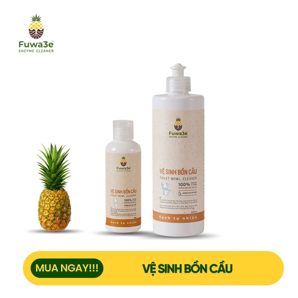 Vệ sinh bồn cầu Fuwa3e 500ml hương khuynh diệp - Thùng 30 chai