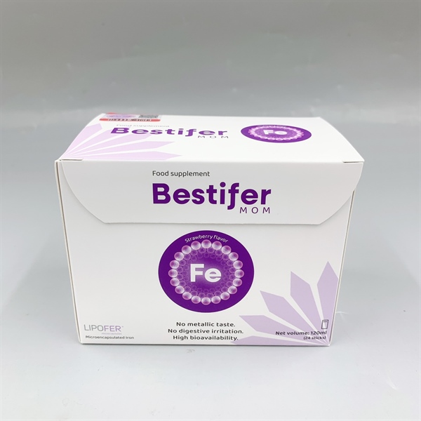 Bổ sung sắt và vitamin Bestifer Mom hộp 24 gói x 5ml