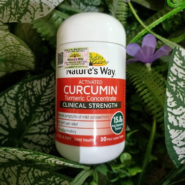 Nature's way Curcumin Clinical Strength hộp 30 viên (18Y+) (N)