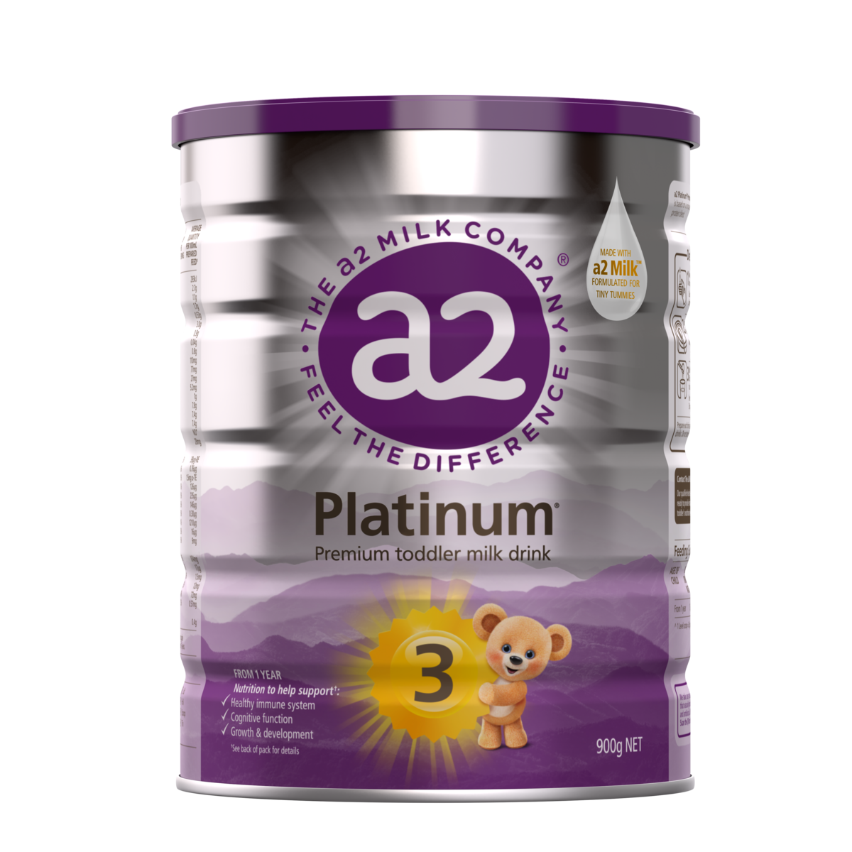 Sữa công thức A2 Platinum số 3 900g (1-3Y) - Thùng 6 lon