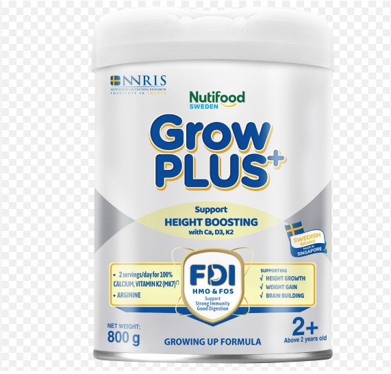 Sữa Nutifood Grow Plus+ Height Boosting 2+ 800g (2Y+).TT - Thùng 12