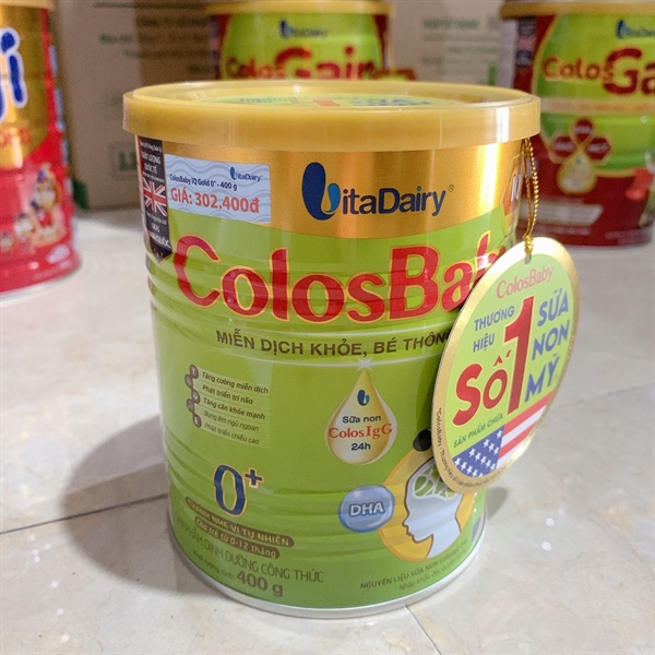 Sữa Colosbaby IQ 0+ 400g (0-12M) (N)