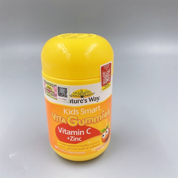 Nature's way Kids Smart Vita Gummies Vitamin C + ZinC 60v (2Y+) (M.11)