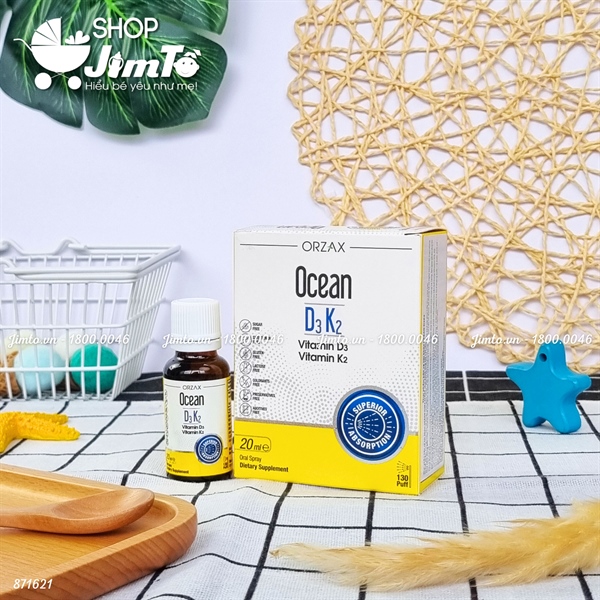 Vitamin Ocean D3K2 xịt 20ml (0m+)