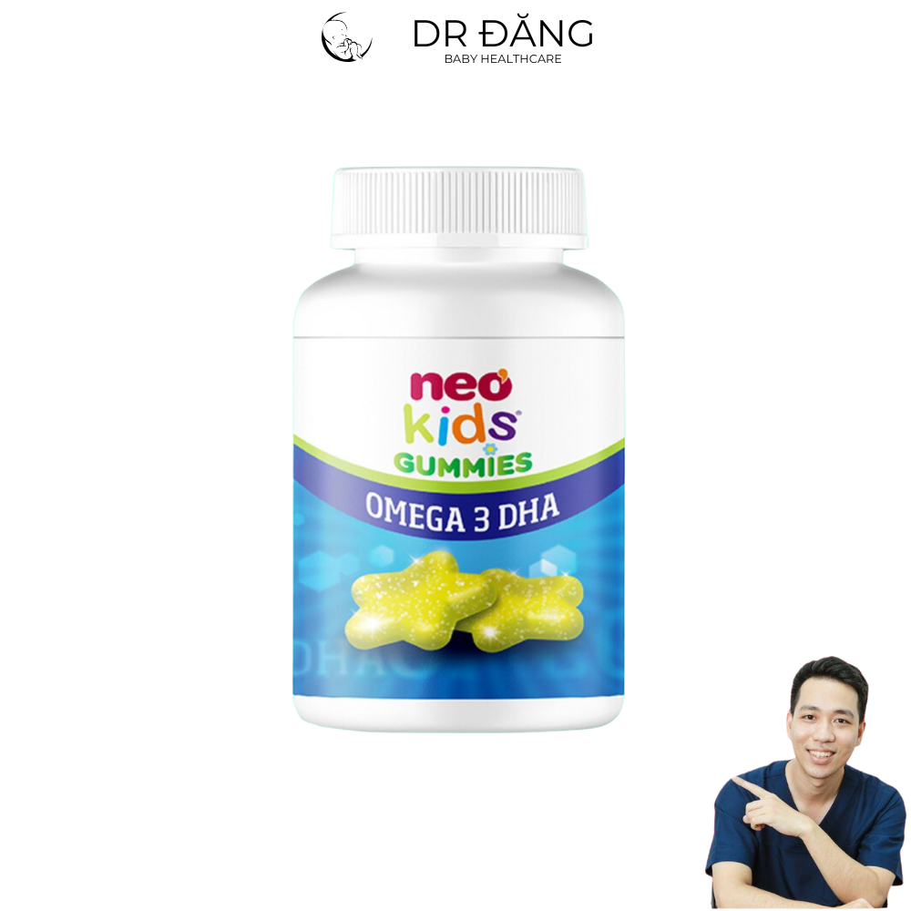 Neo kids gummies omega 3 DHA 60 viên 3y+