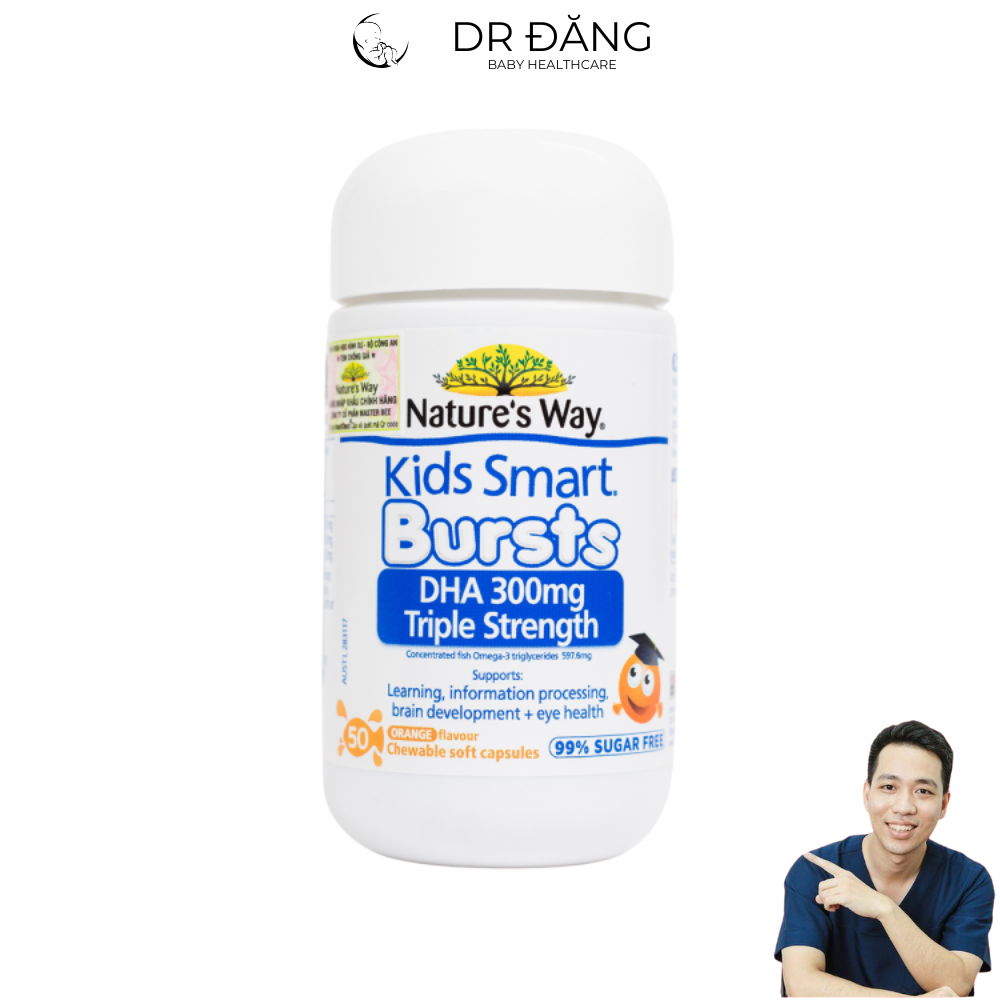 Nature's way kids smart Bursts DHA 300mg (1Y+)