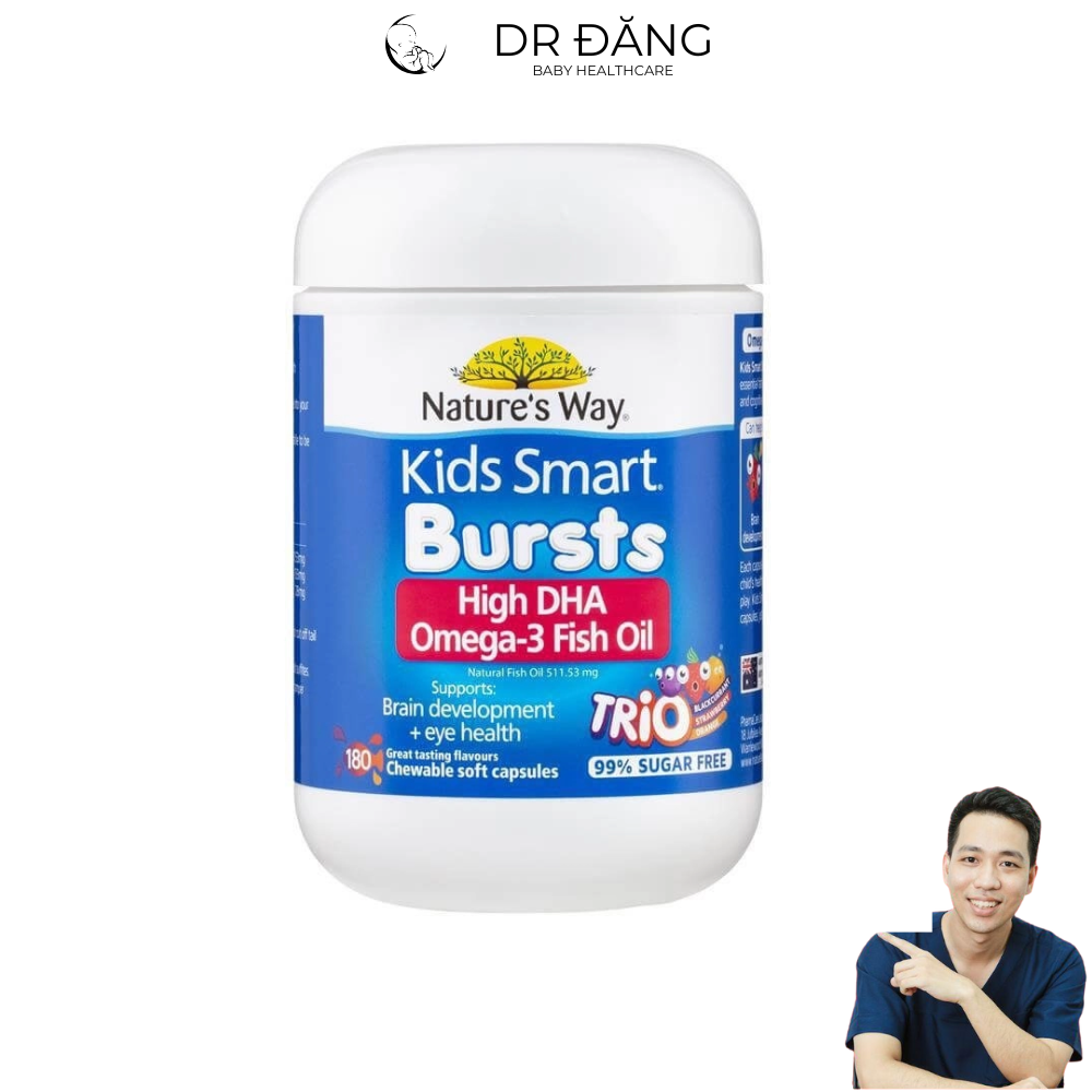 Nature's way DHA Omega-3 Fish Oil Trio 60v (6M+)