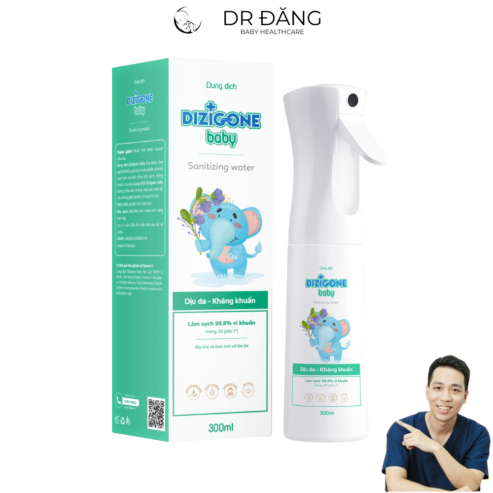Xịt kháng khuẩn Dizigone baby 300ml (0M+)