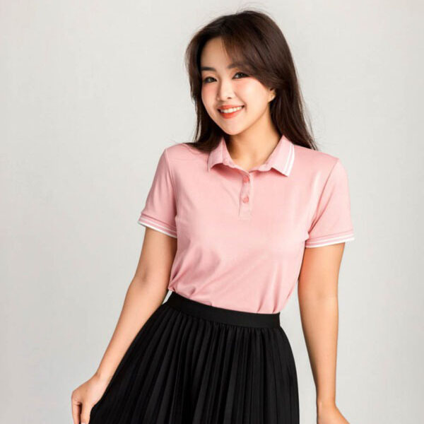 Áo polo nữ basic trơn