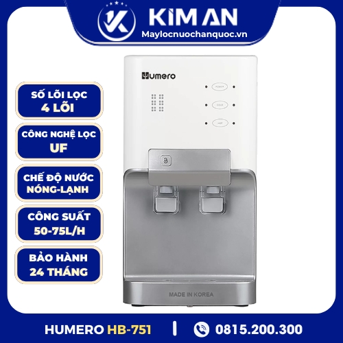 Máy Lọc Nước Để Bàn Nóng Lạnh Humero HB-751