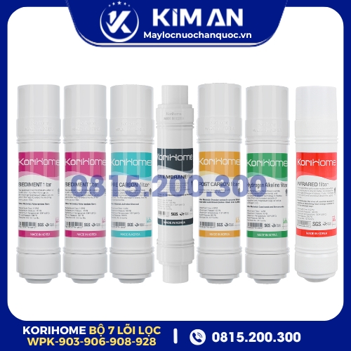 Bộ Lõi Lọc Nước WPK-903, WPK-906, WPK-908, WPK-928