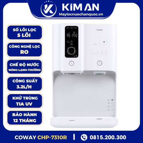 Máy Lọc Nước Coway Để Bàn Nóng - Lạnh - Thường - Ấm CHP-7310R