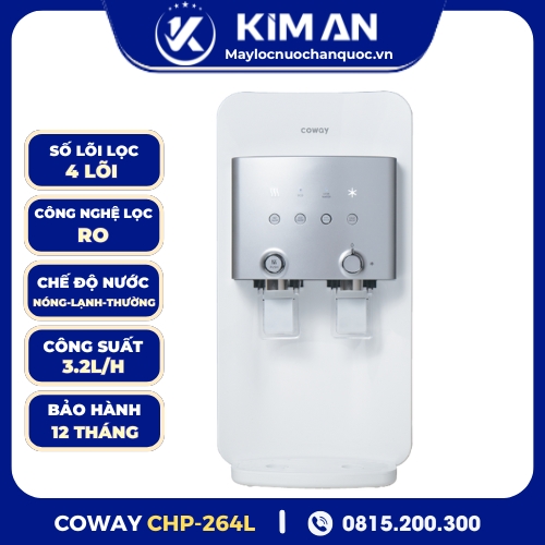 Máy Lọc Nước Coway Để Bàn Nóng - Lạnh - Thường CHP-264L