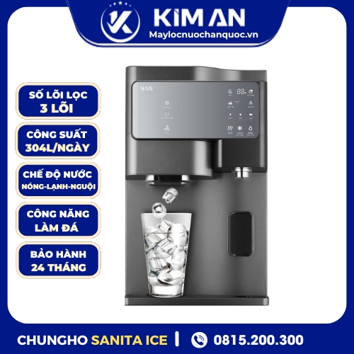 Máy Lọc Nước Nóng- Lạnh-Nguội-Làm Đá Để Bàn ChungHo Sanita ICE