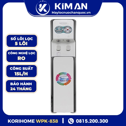 Máy Lọc Nước RO Nóng Lạnh Korihome WPK-838