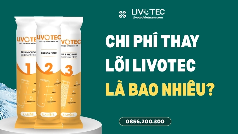 Chi phí thay lõi Livotec