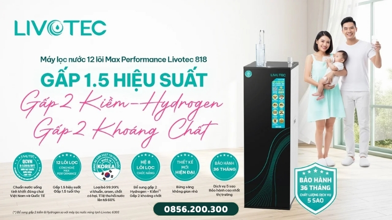 Máy lọc nước Livotec tủ đứng 818