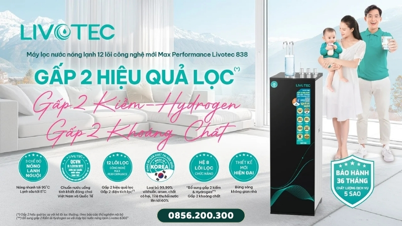 Máy lọc nước Livotec 838