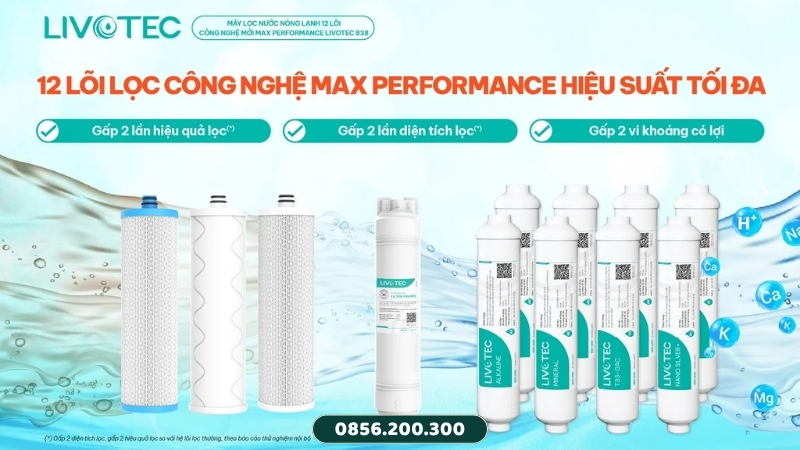 Hệ thống lõi lọc Max-P Livotec