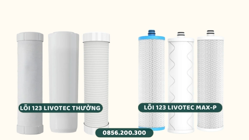 Sự khác nhau giữa lõi lọc thô Livotec thường và lõi lọc thô Livotec Max Performance