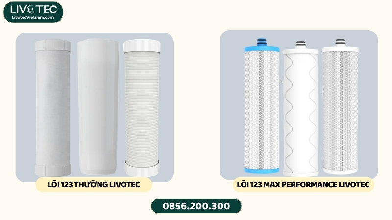 Khác nhau về cấu tạo giữa lõi thô tiêu chuẩn và Max-P Livotec