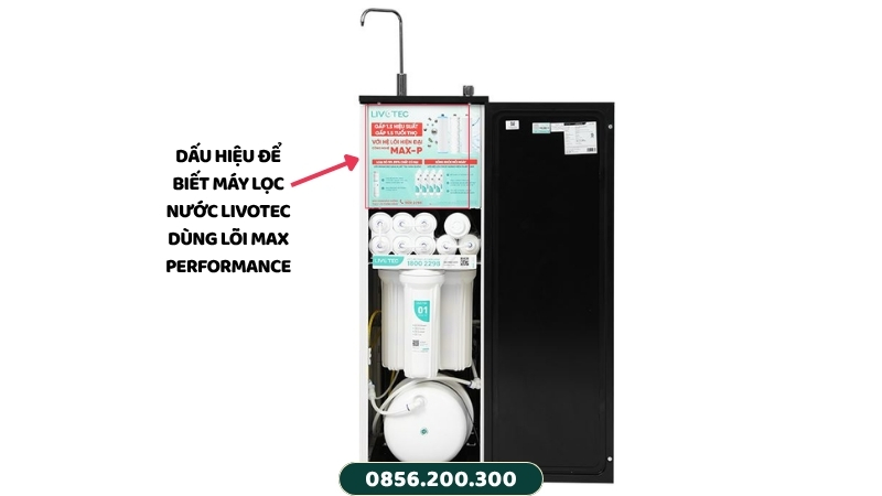 Cách nhận biết máy lọc nước Livotec dùng lõi Max-P