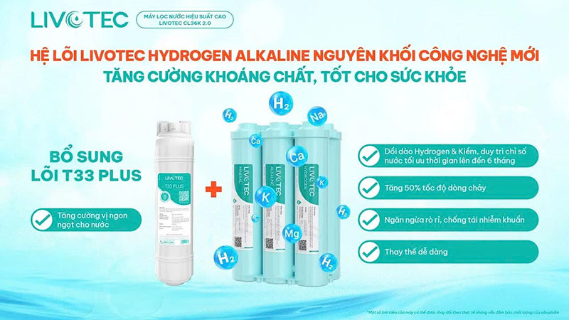 Hệ lõi chức năng đúc nguyên khối tăng cường khoáng chất, tốt cho sức khỏe