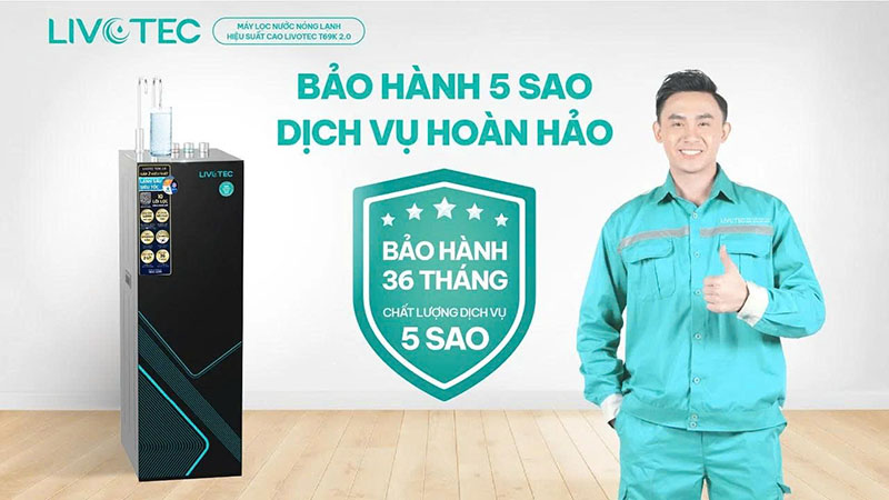 Dịch vụ bảo hành dài 36 tháng