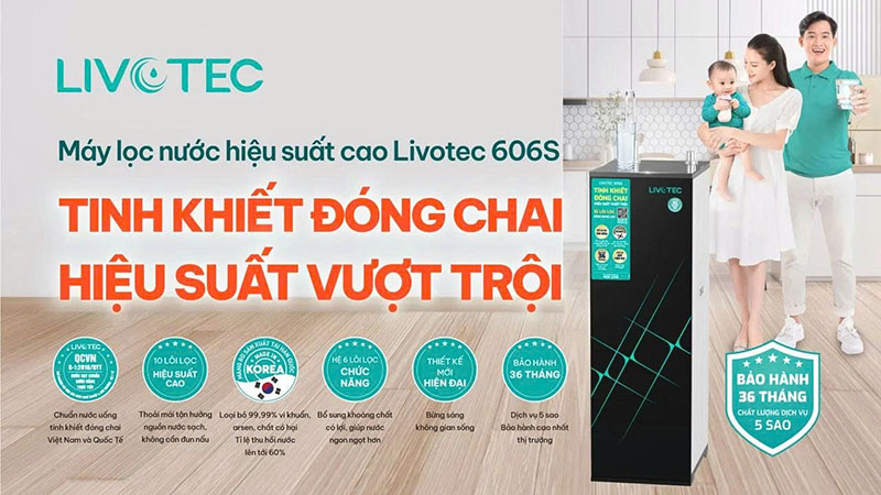 Máy lọc nước tủ đứng Livotec 606S
