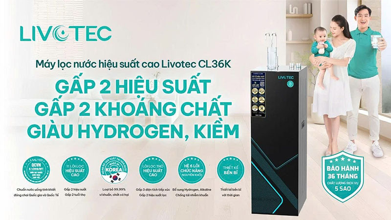 Máy lọc nước RO Livotec CL36K