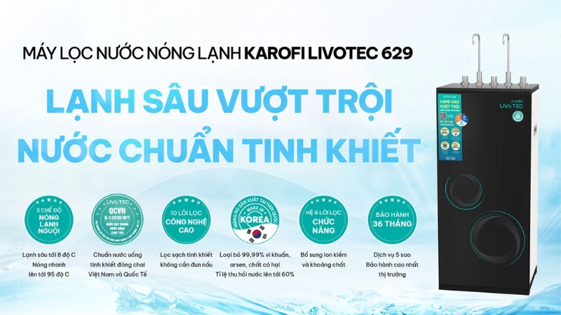 Máy lọc nước Livotec 629
