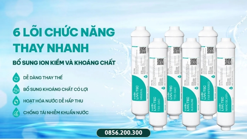 6 lõi chức năng của Livotec 615