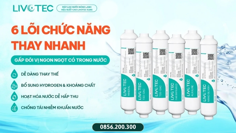 6 lõi chức năng của Livotec 628S