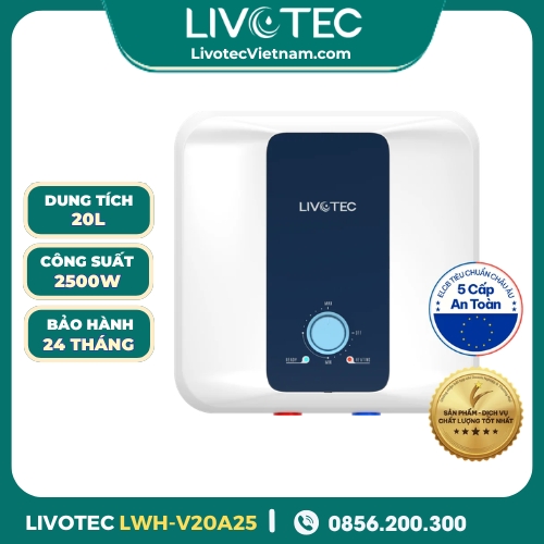 Bình Nước Nóng Gián Tiếp Livotec LWH-V20A25
