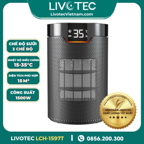 Máy Sưởi Gốm Livotec LCH-1597D