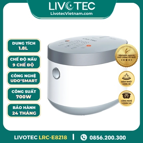 Nồi cơm điện tử Livotec LRC-E8218
