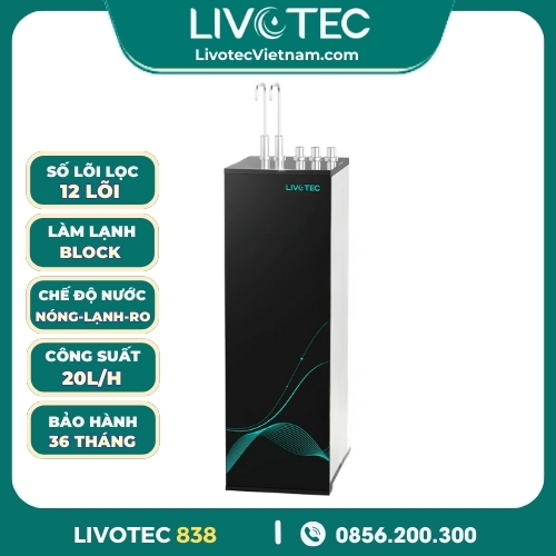 Máy Lọc Nước Nóng Lạnh Livotec 838